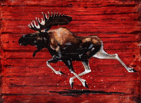 ric fedyna moose painting