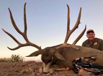 George Harms shot the new World Record typical mule deer in Mexico with his bow in 2009.