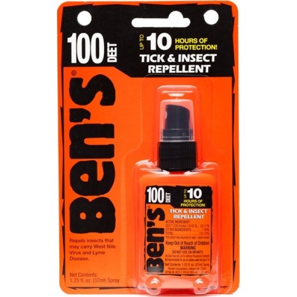 Amk Ben’s 100 Insect Repellent – 100% Deet 1.25oz Pump (carded)