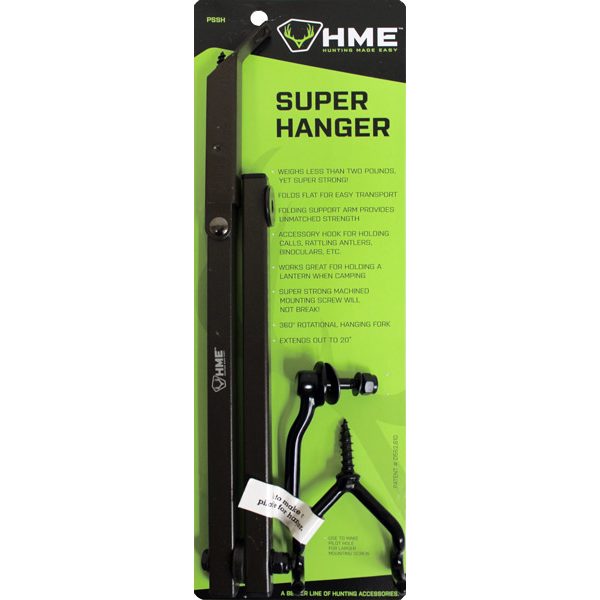 Hme Bow Hanger Super Hanger – 20″ Folding W-acc Hooks 1ea