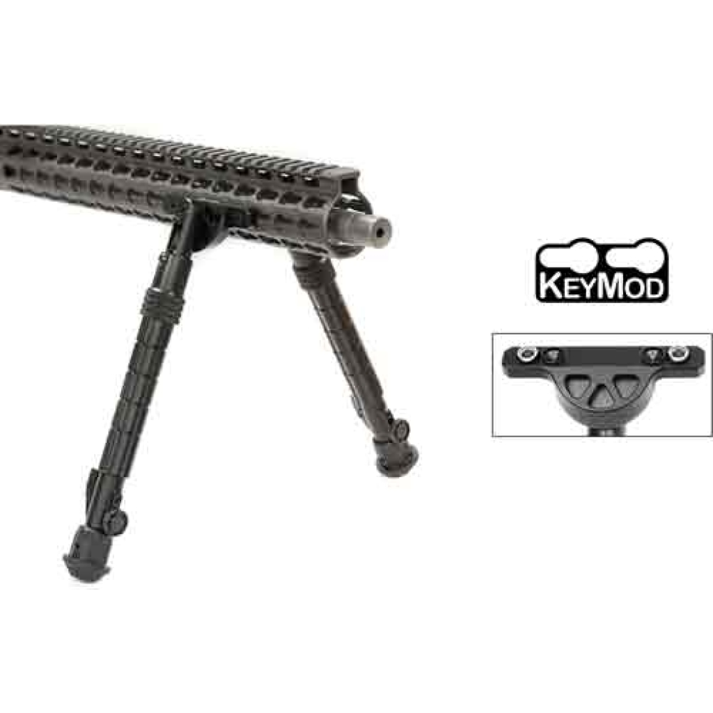 Utg Bipod Recon Flex Keymod Matte Blk Center H 8.0"11.8" » Got Hunts