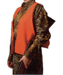 H.S. Orange Safety Vest - Super Quiet, One Size (Medium-3XL)