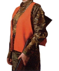 H.S. Orange Safety Vest - Super Quiet, 4XL