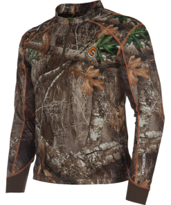 Scentlok Savanna Aero Attack 1/4 Zip Shirt - X-Large RT Edge