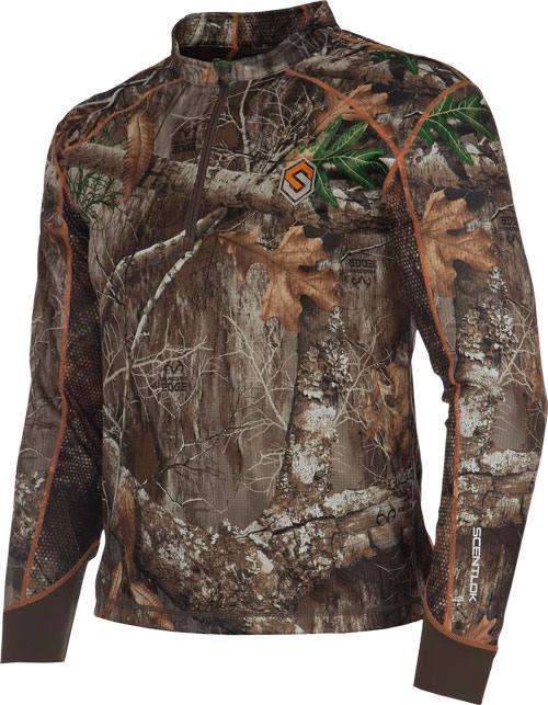 Scentlok Savanna Aero Attack 1/4 Zip Shirt - X-Large RT Edge