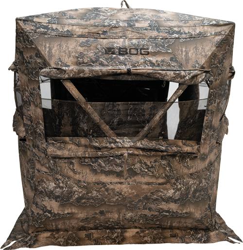 BOG Sitting Height Ground Blind - Realtree Escape