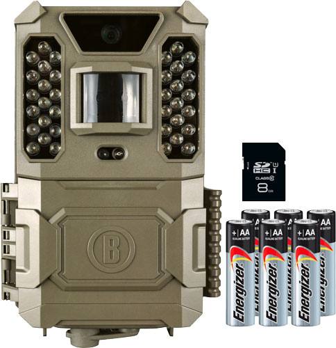 Bushnell Trail Cam Core Prime - 24mp Low Glo SD Card-batteries