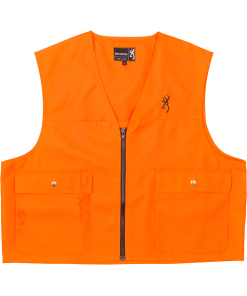 Browning Safety Vest Buck Mark Logo Blaze Orange MED