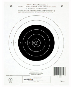 Champion Target Paper 7"x9" 50yd Small Bore Rifle 12pk