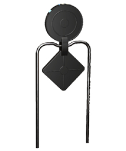 Champion DuraSeal Target 4.5" Double Gong Round/Diamond Black