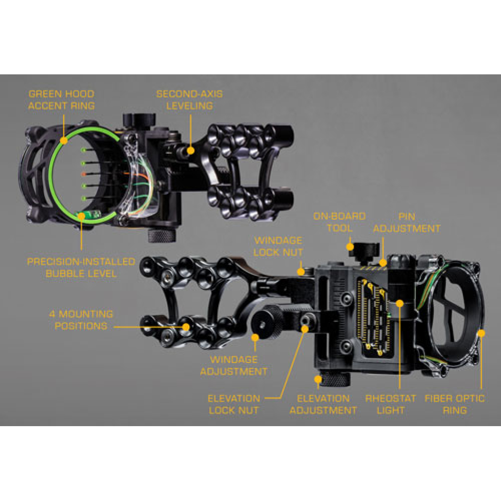 Trophy Ridge Bow Sight Fix 5 5pin .019 Rh Black » GOT HUNTS & GEAR