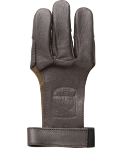 Bear Archery Leather Shooting Glove, 3-Finger Ambidextrous - Large