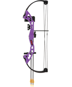 Bear Archery Brave Youth Compound Bow RH Purple Age 8+