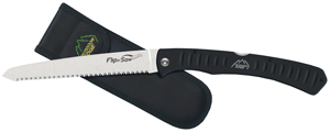 Outdoor Edge Flip N'Saw 7" S/S Black w/Nylon Sheath