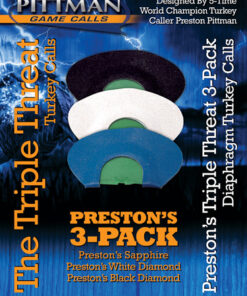 Pittman Game Calls Triple Threat Combo Diaphragm Pack