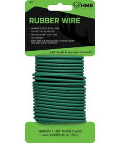 HME Rubber Wire 25' Green