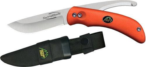 Outdoor Edge SwingBlade S/S Orange w/ Nylon Sheath