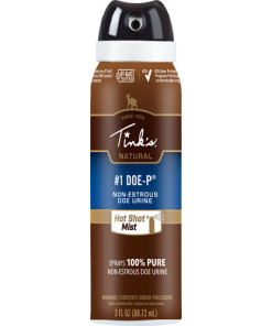 Tink's Deer Lure #1 Doe-P Non-Estrus Hot Shot Mist 3oz Aerosol