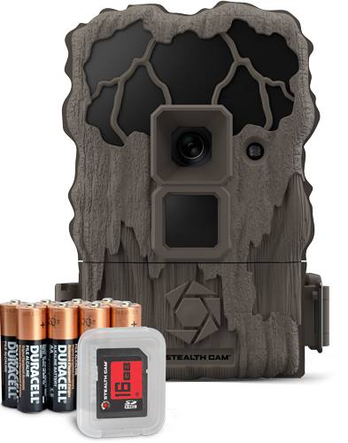 Stealth Cam Trail Camera Quick Set, 20MP/720, w/ Battery/Card, No-Glo