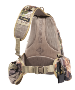 Channeled, air-cooled back pad