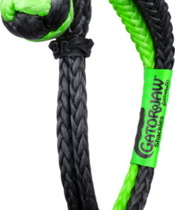 Bubba Rope Gator Jaw 3/8" Synthetic Shackle - Black/Green